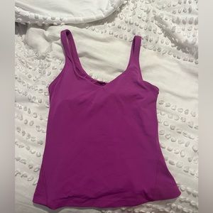 Lululemon align tank. Purple worn a few times great shape.